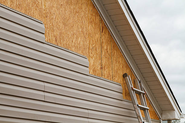 Professional Siding Repair technician working in Roselle Park, NJ